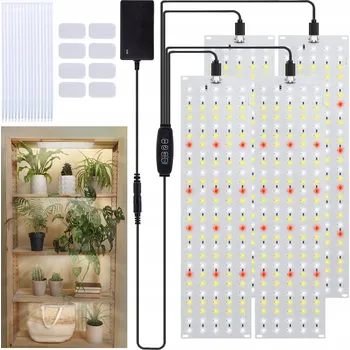 Osvětlení pro růst rostliny Plnospektrální SLUNEČNÍ SVĚTLO LAMPA PRO RŮST PĚSTOVÁNÍ ROSTLIN 30CM 4 KS