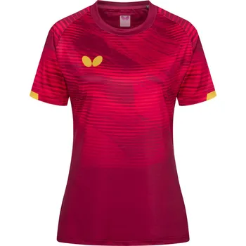 Dámské tričko Dámské tričko Butterfly Shirt Puro Lady Berry/Gold M