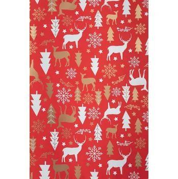 CZ distribuce Sáček jeleni 20 x 35 cm červená 1 ks