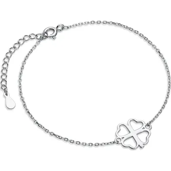 Náramek Olivie Stříbrný náramek ČTYŘLÍSTEK 3664 Ag 925; ≤1,1 g.