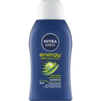 Sprchový gel NIVEA Men Sprchový gel pro muže 3v1 Energy mini 50 ml