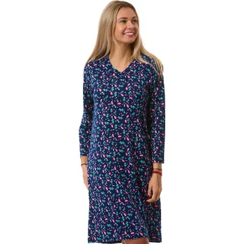 Dámská noční košile Dámská košilka termo hřejivá - druhá kůže 1C4127 modrá l