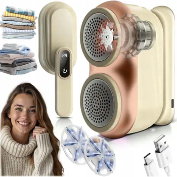 Odžmolkovač ODŽMOLKOVAČ NA OBLEČENÍ ČALOUNĚNÍ SVETRŮ SILNÝ PŘENOSNÝ STROJEK SKLÁDACÍ USB