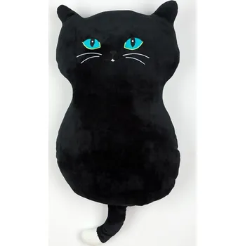 plyšák SLEEP WELL® Plyšák / polštářek KOČKA ČERNÁ 50x30 cm