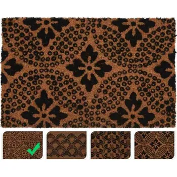 Rohožka HOMESTYLING Rohožka z kokosového vlákna 39 x 59 cm listy KO-A35400610list