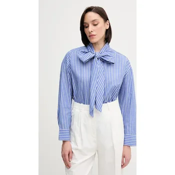 Pánská košile Bavlněná košile Tommy Hilfiger WW0WW44722 modrá 05A, vel. 38