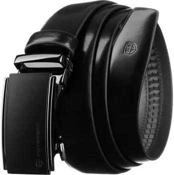 Opasek PETERSON Pánský kožený opasek PETERSON PTN 2A017 černý