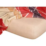 DADKA VRACOV Froté prostěradlo medové Rozměr 90x200x20 jednolůžko