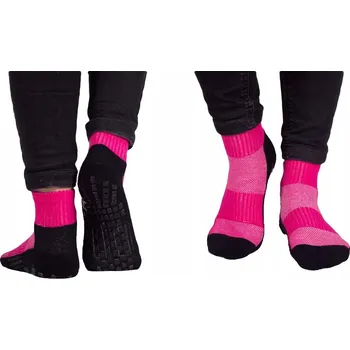 Pánské ponožky PROTISKLUZOVÉ PONOŽKY NA TRAMPOLÍNU S ABS PONOŽKY POLOFROTÉ YOCLUB 43-46