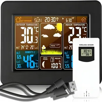 Meteostanice Meteostanice RETOO s venkovním senzorem, budík, teplota