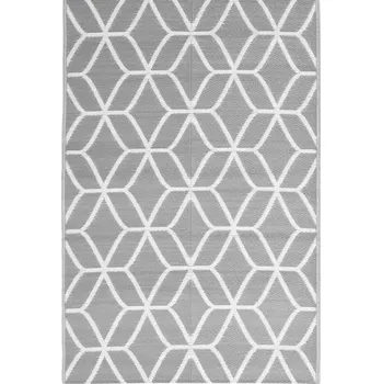 Koberec Koberec ARAKIL, polypropylen, šedý, 140x200 cm, žakárový