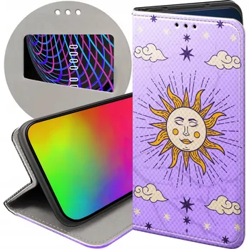 Pouzdro na mobilní telefon Flipové pouzdro Hello Case pro Xiaomi 15, fialové