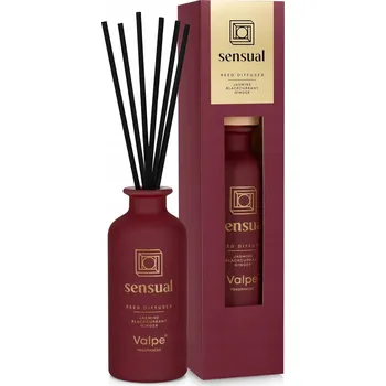 Aroma difuzér Aroma Difuzér s tyčinkami, vínově matný, SENSUAL, 80 ml, 8 týdnů, Valpe