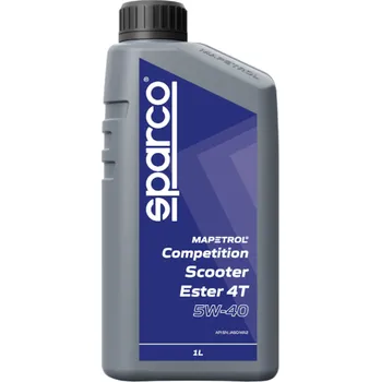 Motorový olej MAPETROL SPARCO COMPETITION SCOOTER ESTER 4T 5W-40 1L