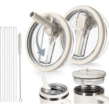 PŘÍSLUŠENSTVÍ PRO HRNEK STANLEY 2 VÍČKA 2 SLÁMKY PRO HRNÍČKY 1200 Ml VÍČKO