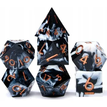 Příslušenství k deskovým hrám DREMORA SADA 7 EPOXIDOVÝCH KOSTEK RPG