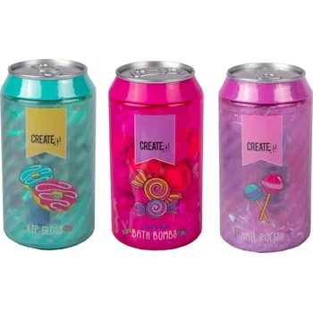 Vrták CREATE IT! Candy plechovka s kosmetikou – lesky na rty 8719668011182(1)