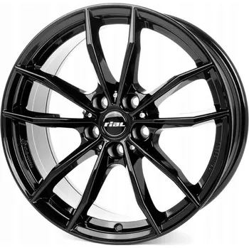 Alu kolo Hliníkový disk Rial X12X černý 9.0" x 19" 5x112 ET 38