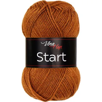 Příze Vlna - Hep příze Start 41054 rezavá hnědá