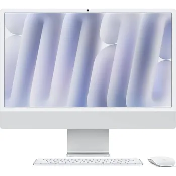 Stolní počítač Apple iMac 24&quot; CTO Sklo s nanotexturou M4 10× CPU 10× GPU, 16 GB, 2 TB - stříbrný CZ (APPI24CTO412)