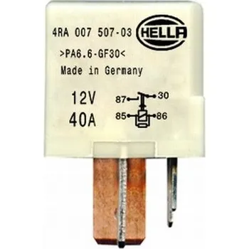 Alternátor Relé, systém předehřívání Hella 4RA 007 507-031