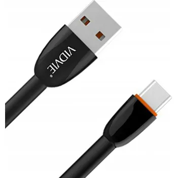 Datový kabel Kabel VIDVIE USB - USB typ C 1 m černý