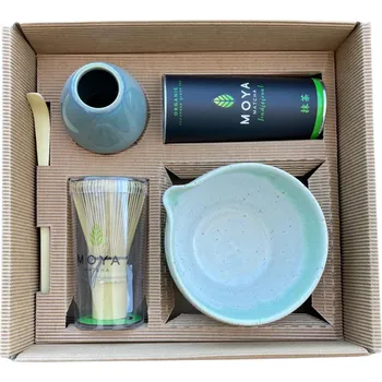 Čaj MOYA MATCHA SADA UGUISU S VÝLEVKOU - Matcha traditional 30 g, Matchawan, objem 400 ml