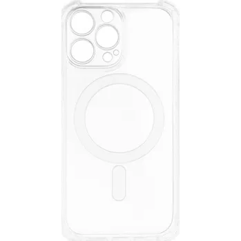 MagSafe silikonový kryt pro iPhone 14 Pro - Průhledný