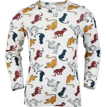 Pleas Dětské tričko s dlouhým rukávem přírodní bílá 116 (182741-102-116)