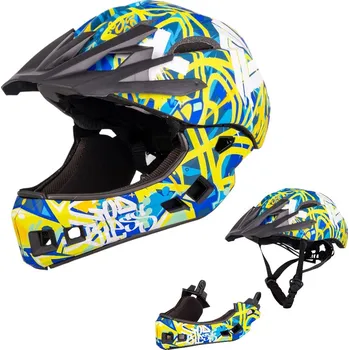 W-Tec Delgada Freestyle Blue S Cyklistická přilba W-Tec Delgada Freestyle Blue S