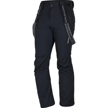 Pánské kalhoty Northfinder Pánské lyžařské softshellové kalhoty BENCE, černá, M