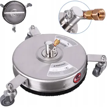 Příslušenství pro vysokotlaký čistič T-Racer pro Karcher vysokotlaké čističe HD HDS, závit M18 na konec nástavce, čistič ploch 12"