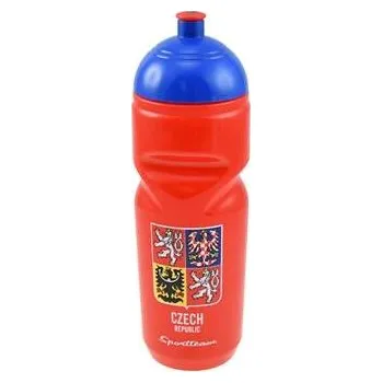 Láhev Sportovní láhev SportTeam 600ml ČR, červená