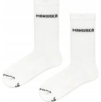 Pánské ponožky TakaPara Ponožky bílé velikost 41-45