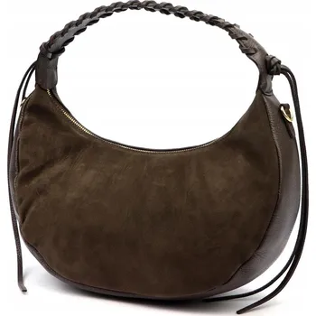 Kabelka Vera Pelle kabelka z pravé kůže hnědá