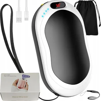 ohřívač rukou ELEKTRICKÝ OHŘÍVAČ RUKOU A POWERBANKA 10000mAh 2v1 USB
