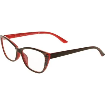Počítačové brýle Identity s filtrem modrého světla, +0,5, žíhané (MC2236BC2/0,5) červené