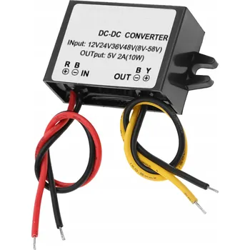 Měnič napětí KONVENTER MĚNIČ NAPĚTÍ 36V/48V DC STEP DOWN 10W 2A