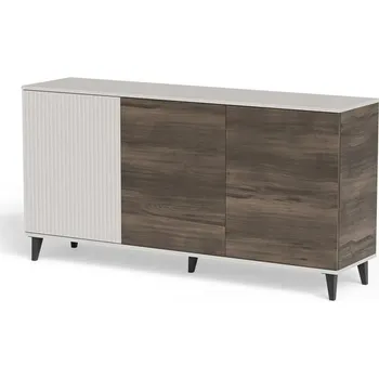 Komoda Komoda Random 160 cm kašmír/ořech