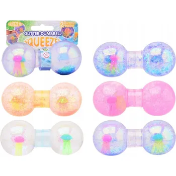 Figurka Mačkací činka se třpytkami