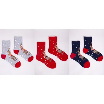 Dětské ponožky vánoční SKAX045 35-38 Mix barev