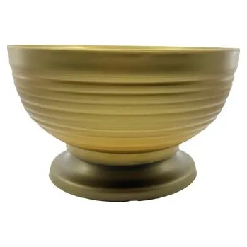 Květináč Květináč na podstavci 220x130 mm zlatá