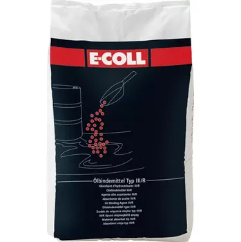 Motorový olej Prostředek na vázání oleje, typ IIIR jemný pytel 30 l (cca 20 kg) E-COLL