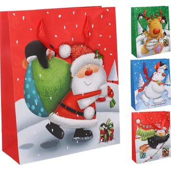 Dárková taška Dárková taška M 26x32x10 cm Vánoce