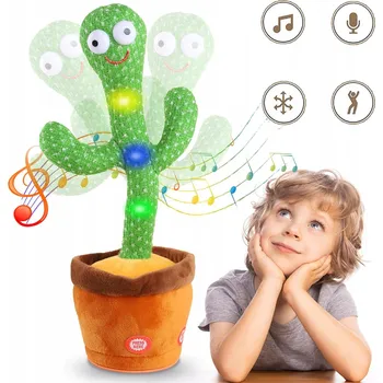 Obraz Zpívající Kaktus, Tancující Kaktus, Hračka pro Děti, Dekorace do Domu