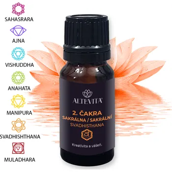 Altevita směs esenciálních olejů 2. Sakrální čakra (Svadhisthana) 10ml