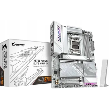 Základní deska GIGABYTE X870E A ELITE WF7 ICE AM5 ATX DDR5 256GB