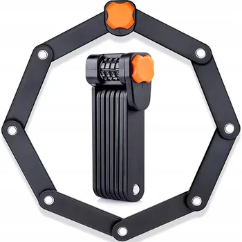 Zámek na kolo Zabezpečení kola skládací zámek Unitec Zámek na kolo s kódem