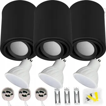 Bodové svítidlo Kulatý bodové světlo LEDTechnics černé