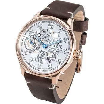 Hodinky Carl von Zeyten CVZ0021RWH Lahr Automatic 45 mm 3ATM